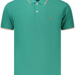 COVERI MOVING MEN'S SHORT-SLEEVE POLO SHIRT, GREEN