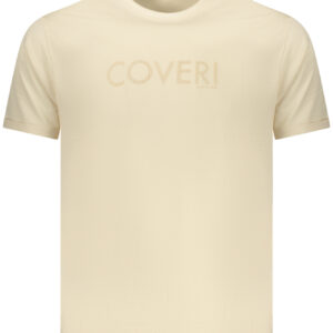COVERI MOVING MEN'S SHORT-SLEEVE T-SHIRT, BEIGE