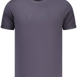 COVERI MOVING MEN'S SHORT-SLEEVE T-SHIRT, BLUE