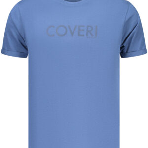 COVERI MOVING MEN'S SHORT-SLEEVE T-SHIRT, BLUE