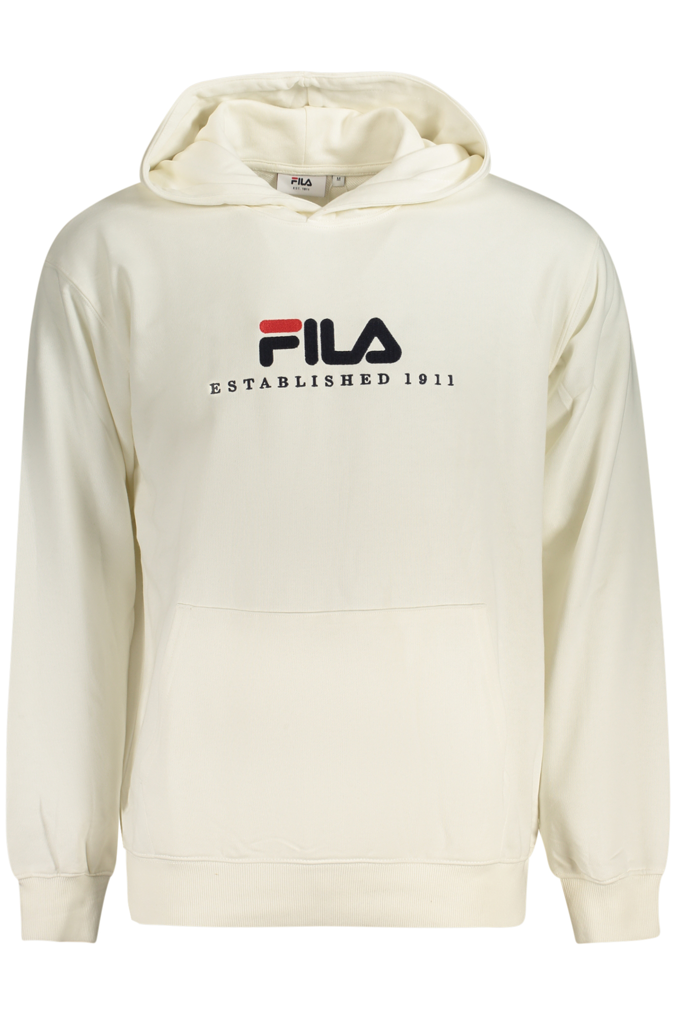 FILA MEN'S WHITE ZIP-UP SWEATSHIRT