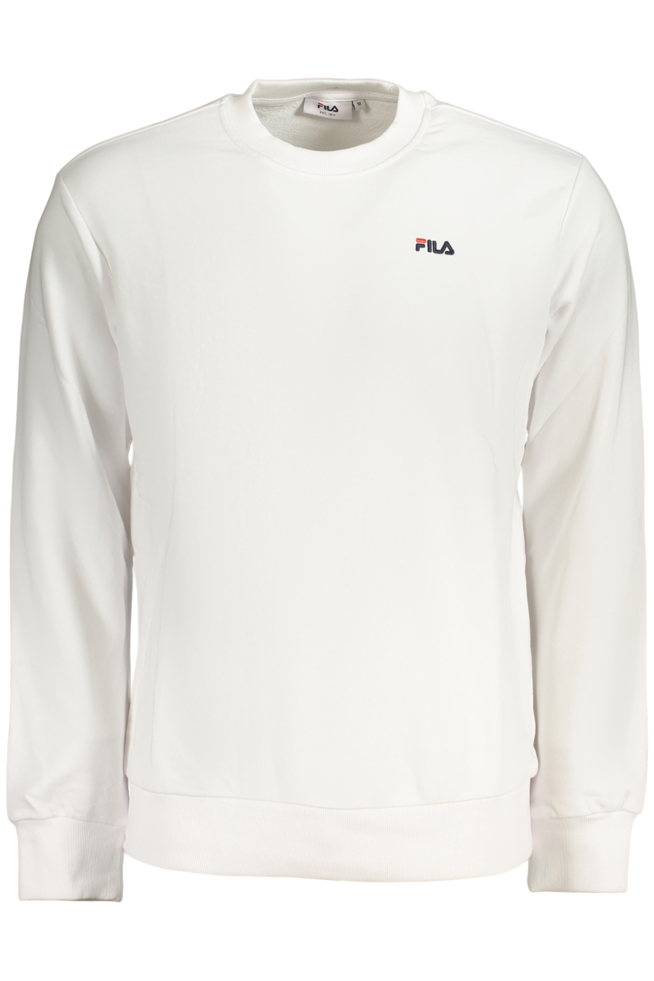 FILA MEN'S WHITE ZIP-UP SWEATSHIRT