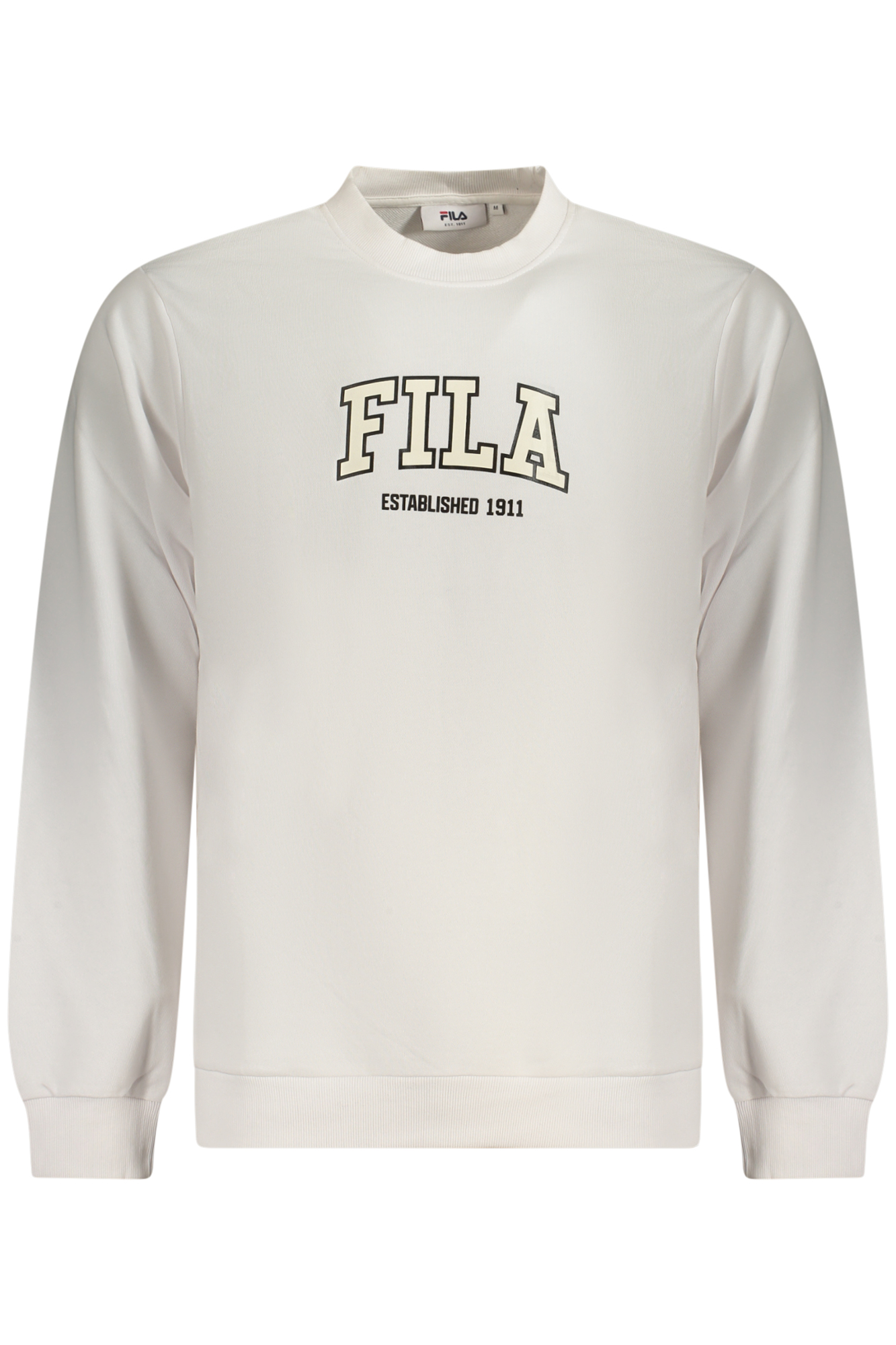 FILA MEN'S WHITE ZIP-UP SWEATSHIRT