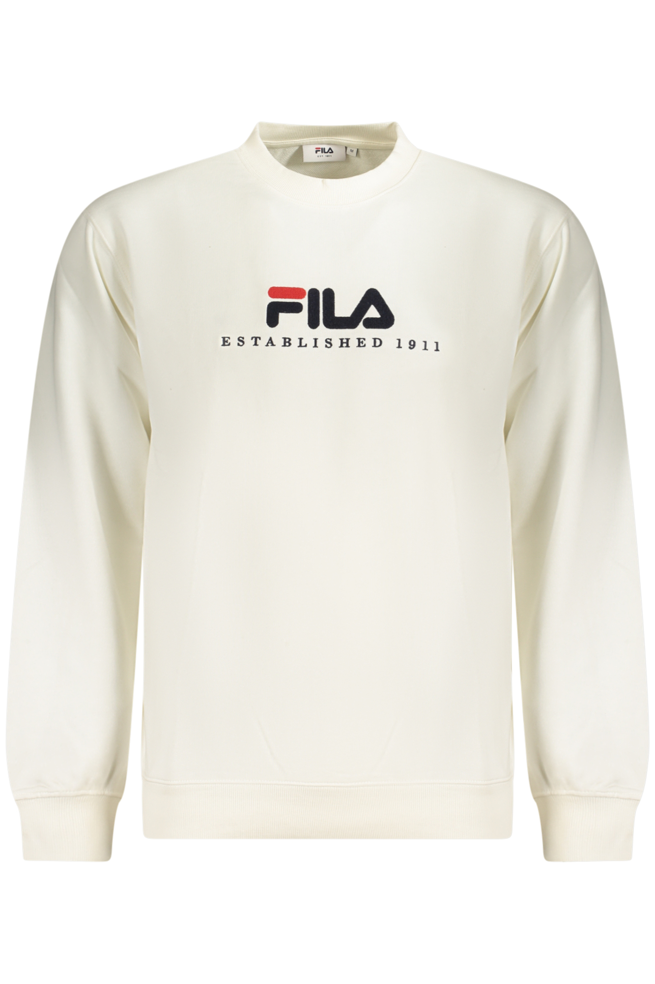 FILA MEN'S WHITE ZIP-UP SWEATSHIRT