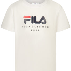FILA SHORT-SLEEVED T-SHIRT FOR GIRLS, WHITE