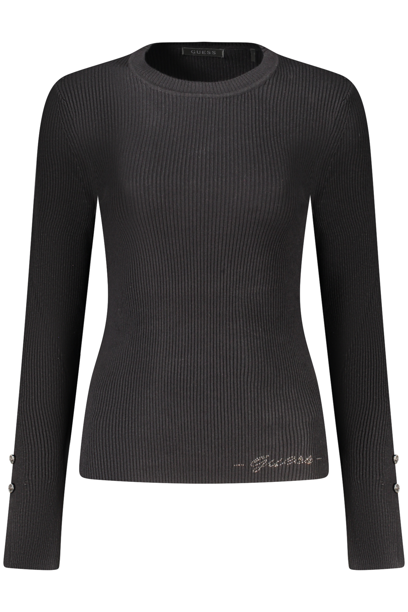 GUESS JEANS WOMEN'S BLACK SWEATER