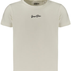 GUESS JEANS SHORT-SLEEVED T-SHIRT FOR GIRLS, WHITE