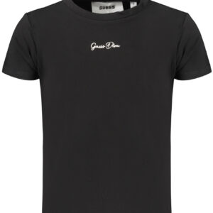 GUESS JEANS SHORT-SLEEVED T-SHIRT FOR GIRLS, BLACK