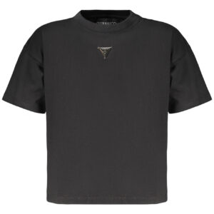 GUESS JEANS SHORT-SLEEVED T-SHIRT FOR KIDS, BLACK