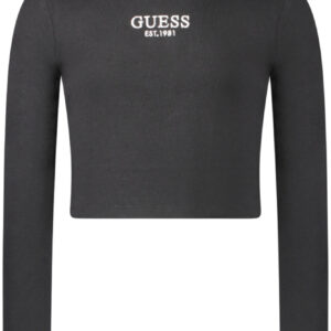 GUESS JEANS LONG-SLEEVED T-SHIRT FOR GIRLS, BLACK