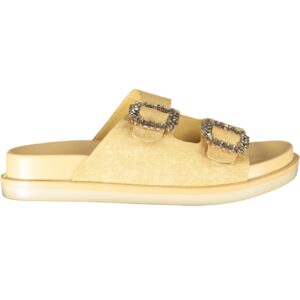 LAURA BIAGIOTTI WOMEN'S BEIGE SLIPPER