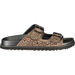 LAURA BIAGIOTTI WOMEN'S BROWN SLIPPER FOOTWEAR