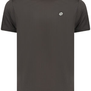 LOTTO MEN'S BLACK SHORT-SLEEVED T-SHIRT