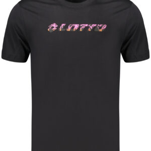 LOTTO MEN'S BLACK SHORT-SLEEVED T-SHIRT LOTTO MEN'S BLACK SHORT-SLEEVED T-SHIRT