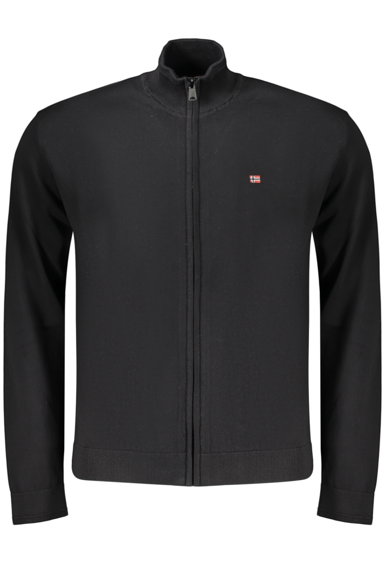 NAPAPIJRI MEN'S BLACK CARDIGAN