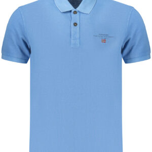 NAPAPIJRI MEN'S SHORT-SLEEVE POLO SHIRT, BLUE