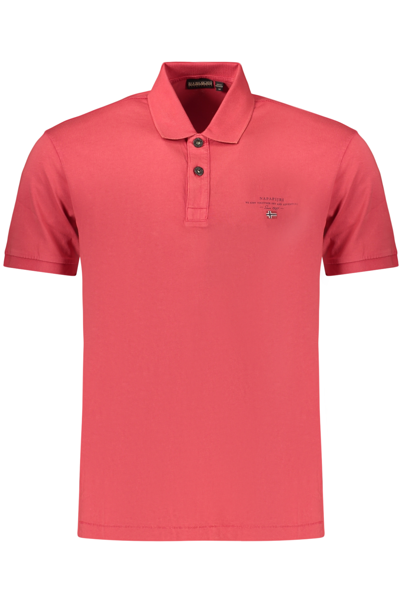 NAPAPIJRI MEN'S SHORT-SLEEVE POLO SHIRT, RED