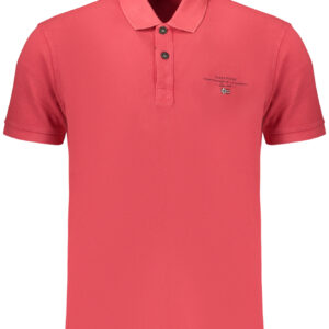 NAPAPIJRI MEN'S SHORT-SLEEVE POLO SHIRT, RED