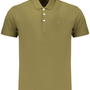 NAPAPIJRI MEN'S SHORT-SLEEVE POLO SHIRT, GREEN