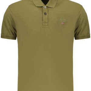 NAPAPIJRI MEN'S SHORT-SLEEVE POLO SHIRT, GREEN