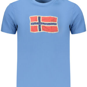 NAPAPIJRI MEN'S SHORT-SLEEVED T-SHIRT, BLUE
