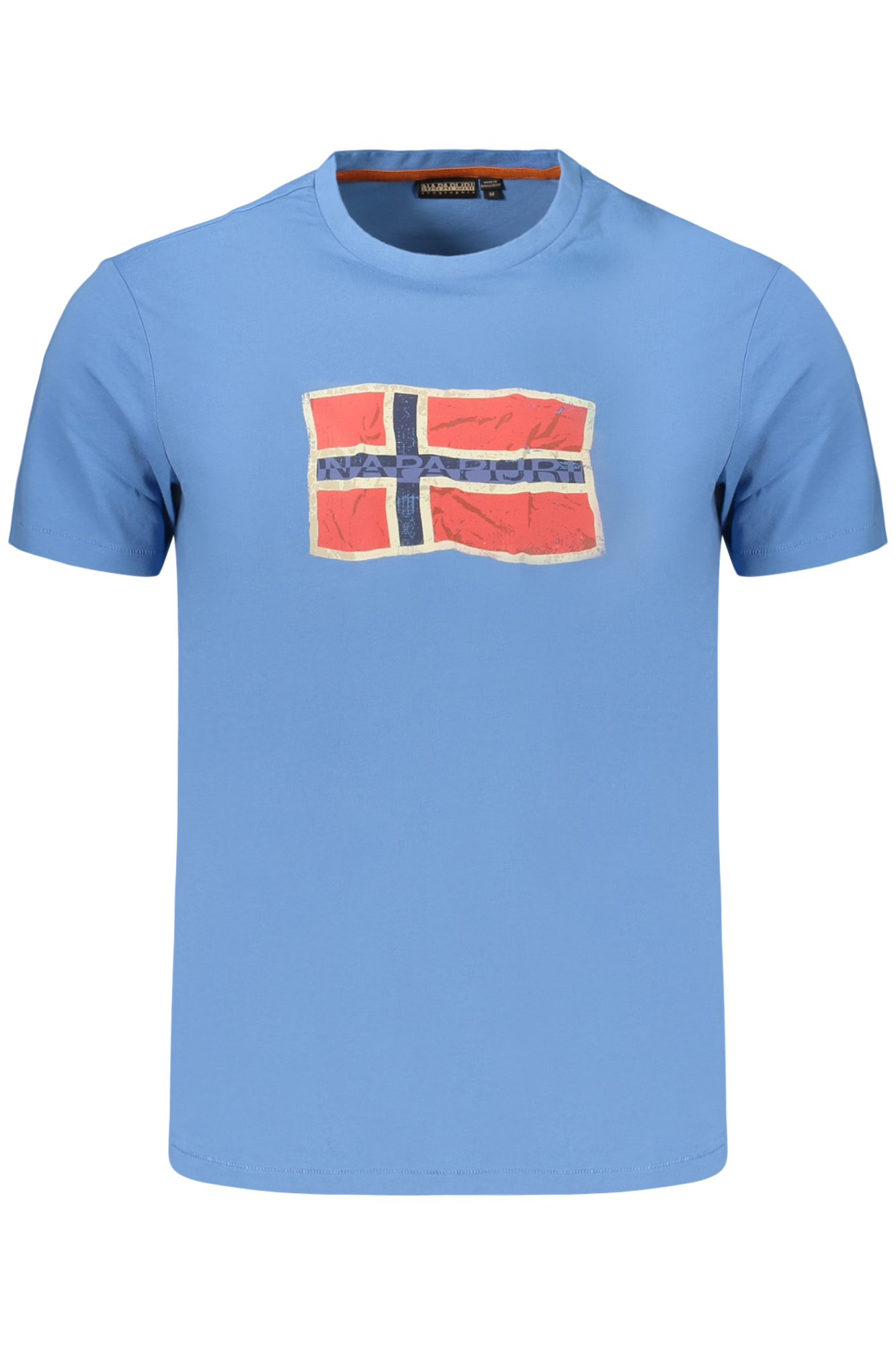 NAPAPIJRI MEN'S SHORT-SLEEVED T-SHIRT, BLUE
