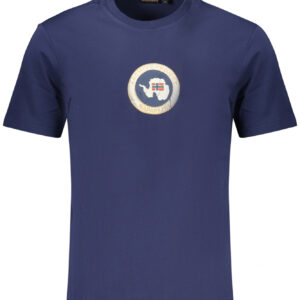 NAPAPIJRI MEN'S SHORT-SLEEVED T-SHIRT, BLUE