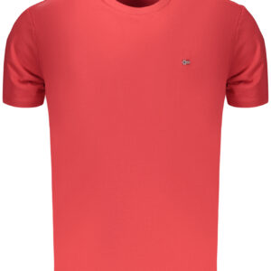 NAPAPIJRI MEN'S SHORT-SLEEVED T-SHIRT, RED