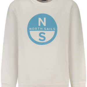 NORTH SAILS CHILDREN'S ZIP-UP SWEATSHIRT, WHITE