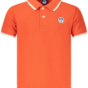 NORTH SAILS KIDS' SHORT-SLEEVE POLO SHIRT, ORANGE