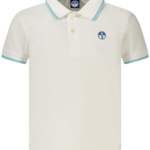 NORTH SAILS CHILDREN'S SHORT-SLEEVED POLO SHIRT, WHITE