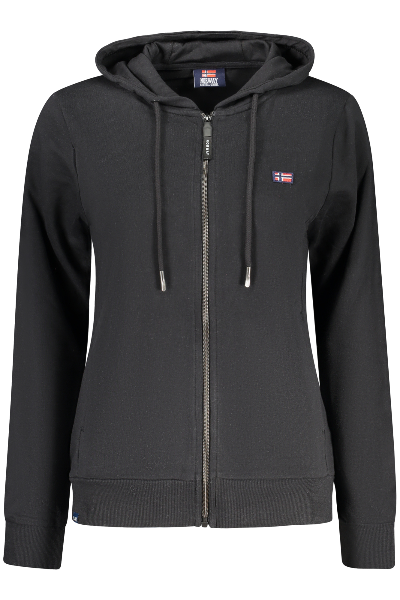 NORWAY 1963 WOMEN'S BLACK ZIP-UP SWEATSHIRT