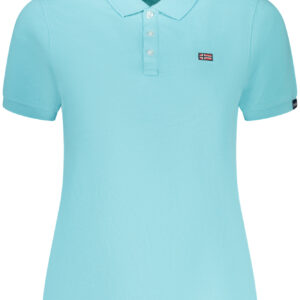 NORWAY 1963 WOMEN'S SHORT-SLEEVED POLO SHIRT, BLUE