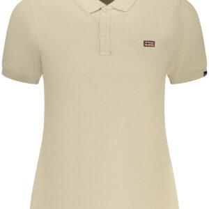 NORWAY 1963 WOMEN'S SHORT-SLEEVE POLO SHIRT, BEIGE