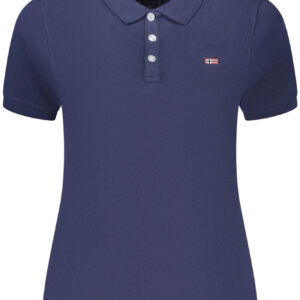 NORWAY 1963 WOMEN'S SHORT-SLEEVED POLO SHIRT, BLUE