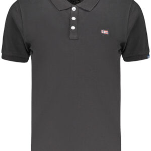 NORWAY 1963 WOMEN'S SHORT-SLEEVE POLO SHIRT, BLACK