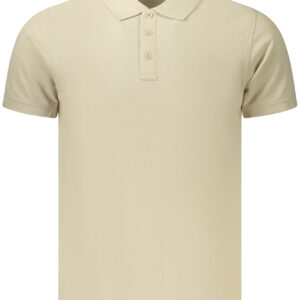 NORWAY 1963 MEN'S SHORT-SLEEVE POLO SHIRT, BEIGE