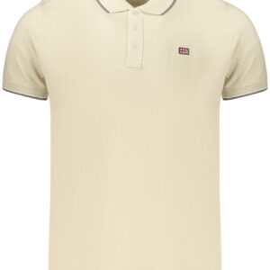 NORWAY 1963 MEN'S SHORT-SLEEVE POLO SHIRT, BEIGE