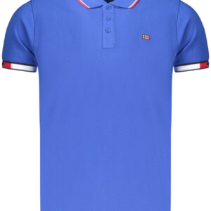 NORWAY 1963 MEN'S SHORT-SLEEVED POLO SHIRT, BLUE