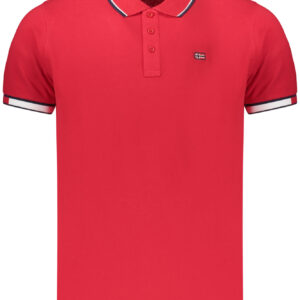 NORWAY 1963 MEN'S SHORT-SLEEVED POLO SHIRT, RED