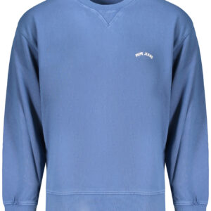 PEPE JEANS MEN'S BLUE ZIP-UP SWEATSHIRT