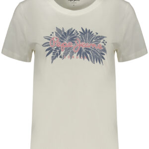 PEPE JEANS WOMEN'S SHORT-SLEEVE T-SHIRT WHITE