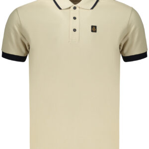 REFRIGIWEAR MEN'S SHORT-SLEEVE POLO SHIRT, BEIGE