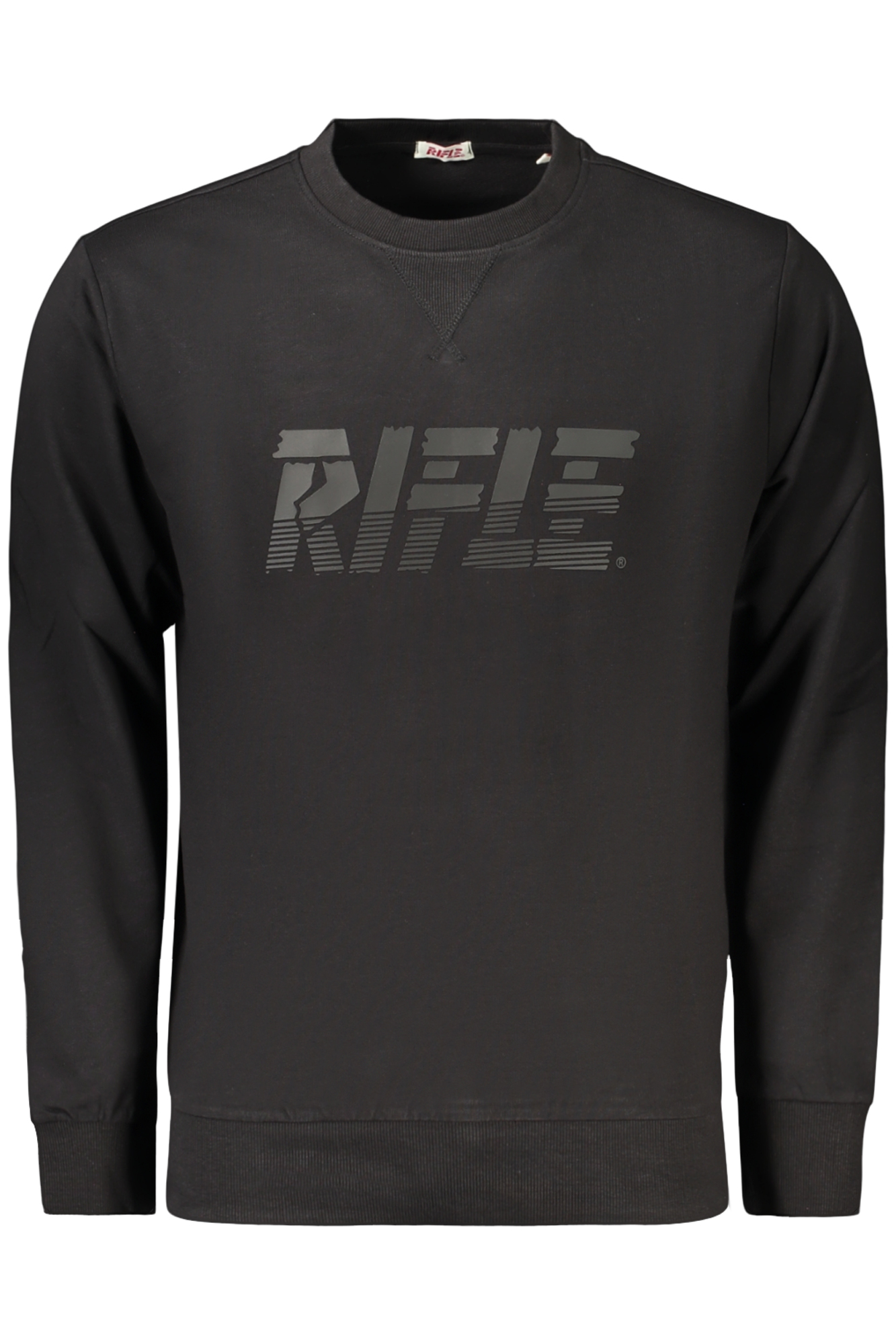 RIFLE MEN'S BLACK ZIP-UP SWEATSHIRT