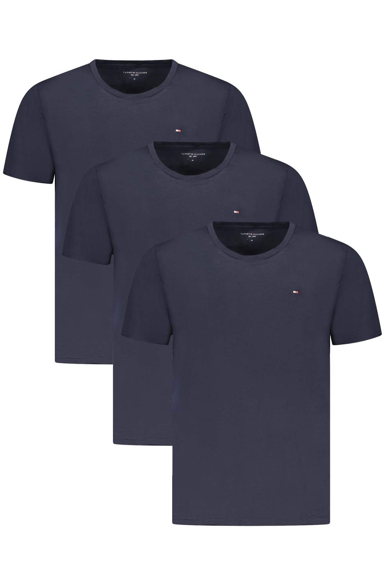 TOMMY HILFIGER MEN'S SHORT SLEEVE T-SHIRT BLUE