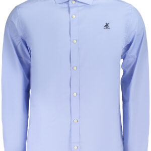 US GRAND MEN'S LONG-SLEEVED SHIRT, BLUE