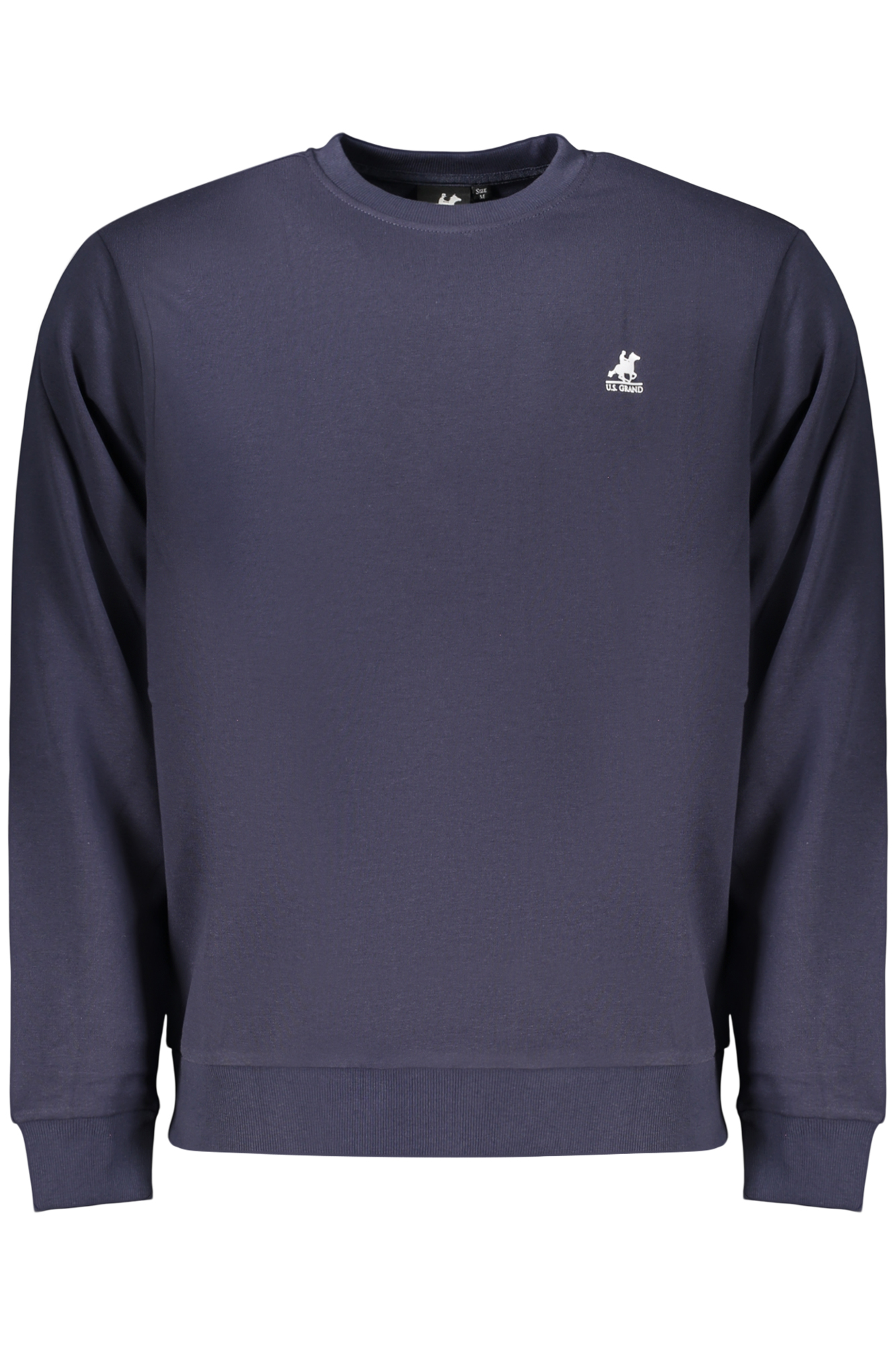 US GRAND MEN'S BLUE ZIP-UP SWEATSHIRT