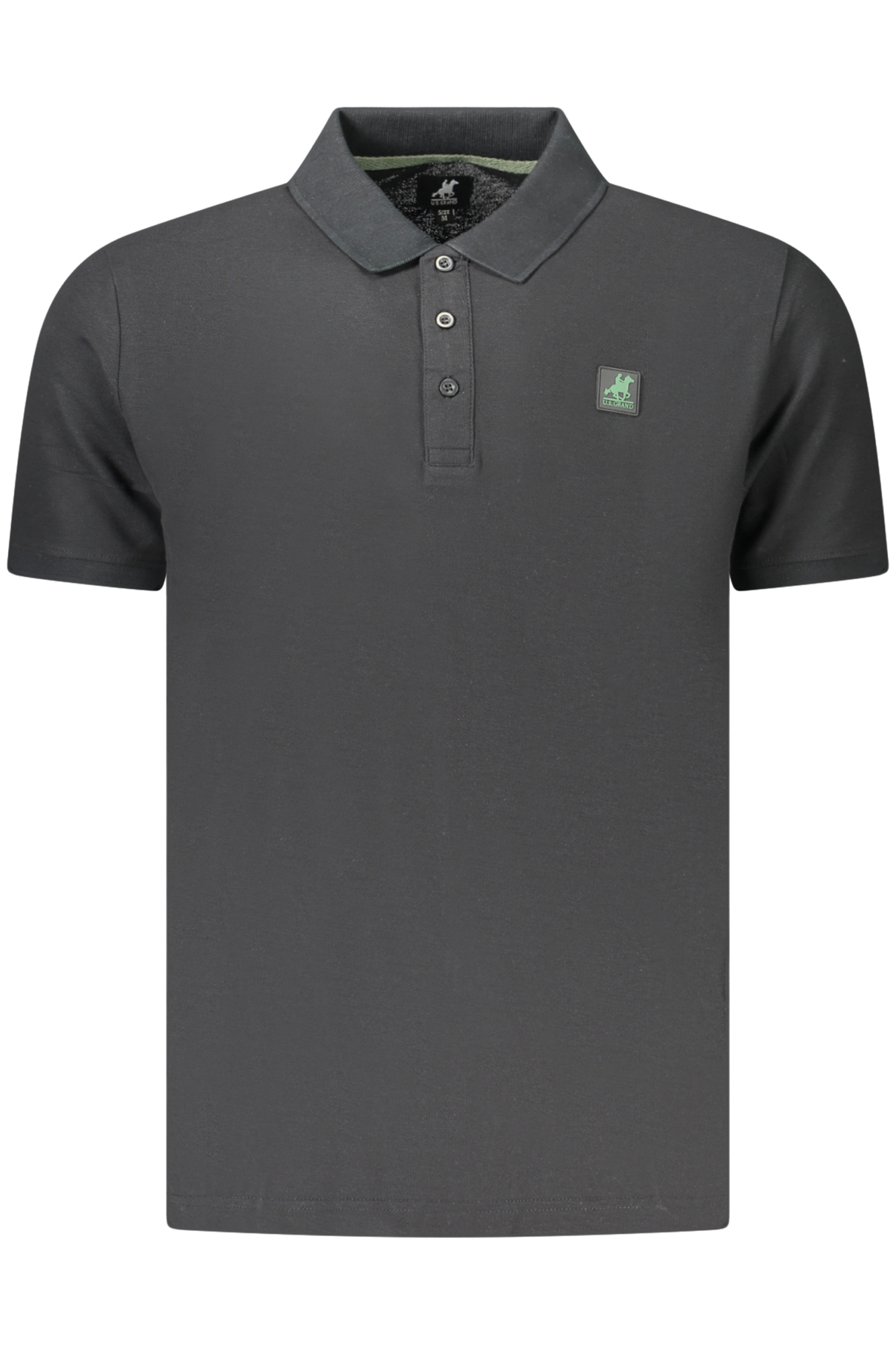 US GRAND POLO SHORT SLEEVE MEN'S BLACK