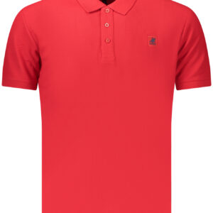 US GRAND MEN'S SHORT-SLEEVE POLO SHIRT, RED