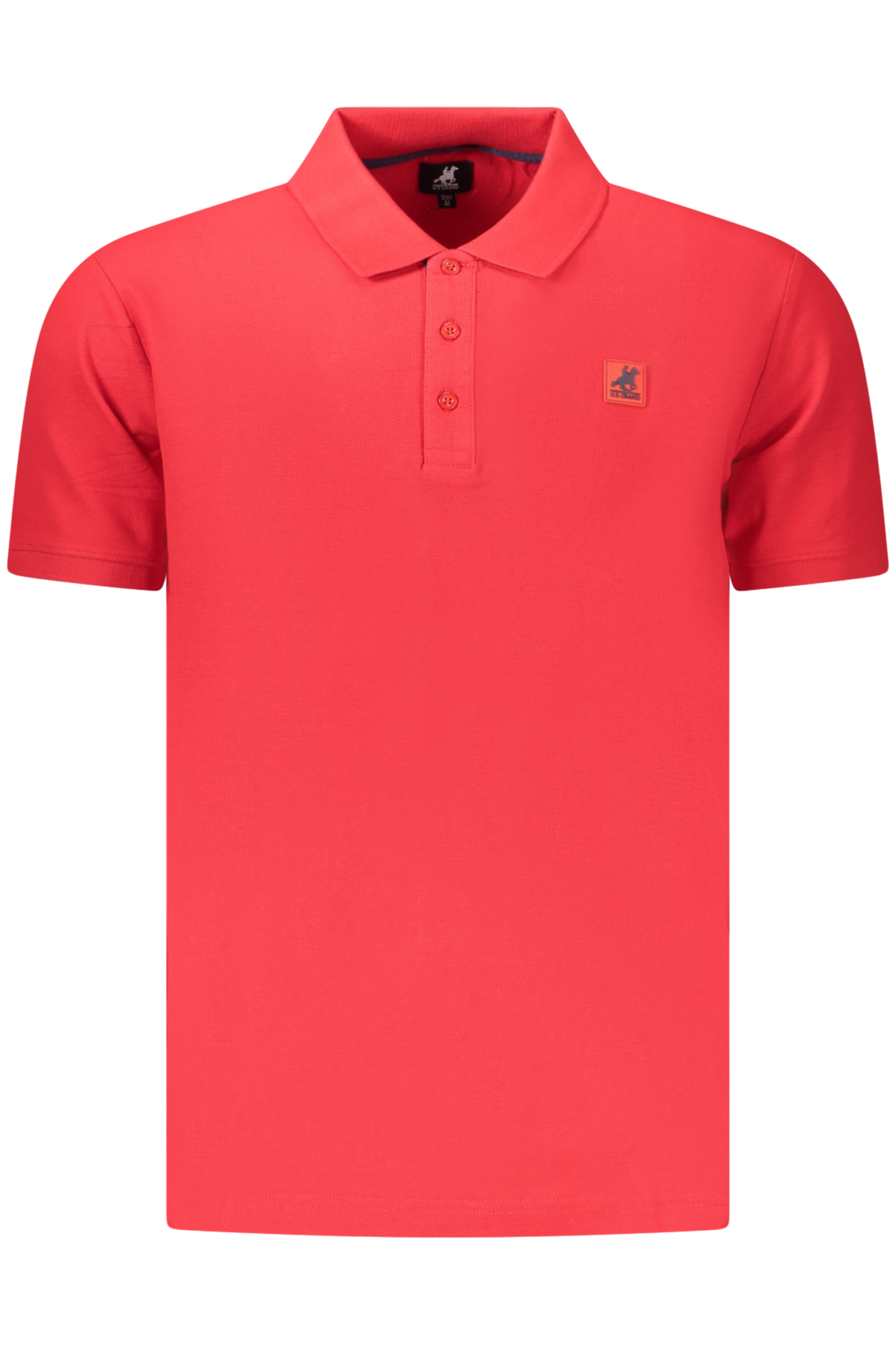US GRAND MEN'S SHORT-SLEEVE POLO SHIRT, RED